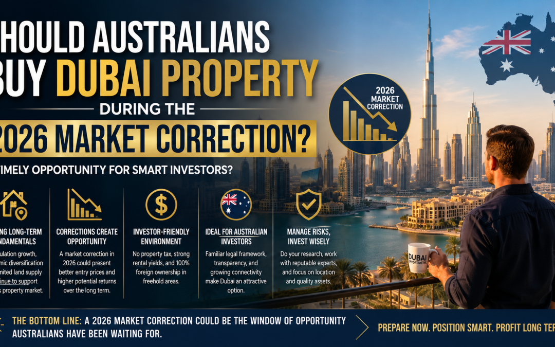 Should Australians Buy Dubai Property During the 2026 Market Correction?